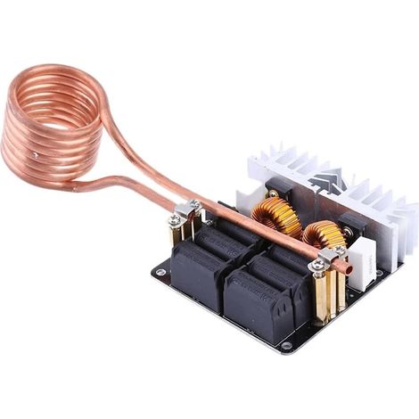 Outil de chauffage par induction Outil d'induction de chaleur sans flamme 1000W 20A 53V ZVS basse tension Module de panneau de chauffage par Induction Flyback pilote de chauffage bricolage (1/5)