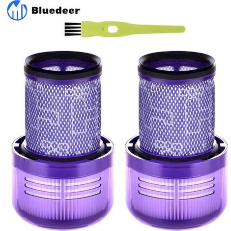 V12 Lot de 2 filtres pour Dyson V12 Detect Slim Absolute Extra Aspirateur Filtre de Remplacement pour Dyson V12 Slim Motorhead Complete Pièces de rechange Accessoires 971517-01 (1/5)