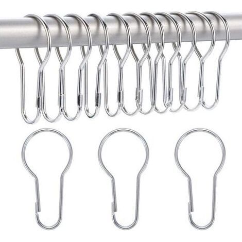40er-Pack Duschvorhangringe zum Aufhängen und Sortieren (1/5)