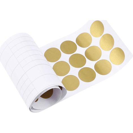 Stickers muraux à pois dorés pour la décoration intérieure (1/5)