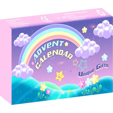 24-stelliger Weihnachtscountdown mit Tiermotiven, Adventskalender-Set, Kindergeschenk (1/5)