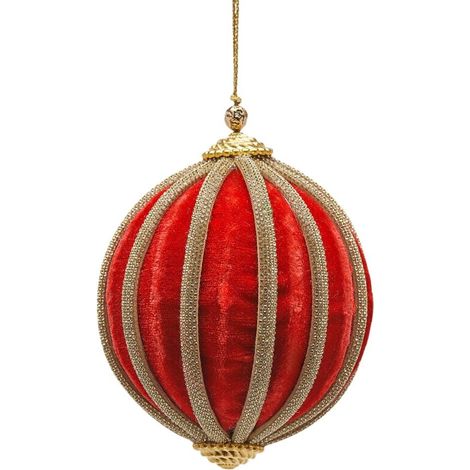 Palla Velluto Spicchi Tessuto Rosso D10 EDG