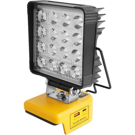 Lampe de travail LED, haute luminosité, design portable, Pour DW 18V 20V (1/2)