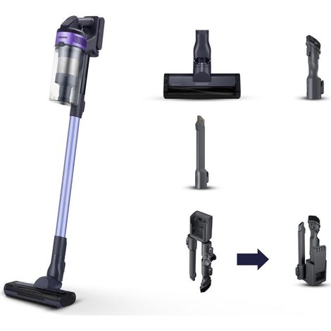Samsung VS15A6031R4 Aspirapolvere a bastone Batteria Secco Senza sacchetto 0,8 L Nero (1/5)
