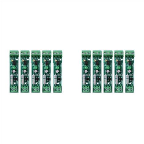 Confezione da 10 moduli di isolamento optoaccoppiatore CA 220 V, rilevatore di tensione TTL 3-5 V, test SCM per microcontrollore adattivo PLC (1/4)