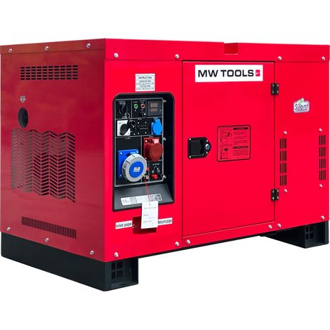 Groupe électrogène insonorisé diesel 13kW 230V + 15kW 400 V 5p MW Tools DG150EP (1/5)