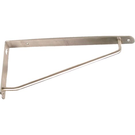 Support en acier inoxydable Xabel 120X 60 - XABEL - Supports pour étagères avec traverse (1/2)