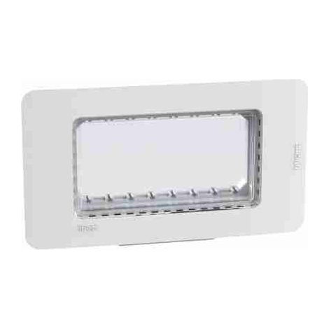 BTI28604W Placca IP55 4 moduli - bianco