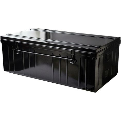 Cantine métal 100x55x40 cm – Noir – 1 compartiment – Attache métal – Pour espaces confinés – Snor (1/2)
