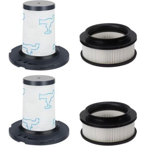 4-teiliges HEPA-Ersatzfilter-Zubehörset für Rowenta X-Force Flex 11.60 14.60 15.60 Animal Staubsauger RH9878 RH9898 RH9958 RH99F1 (Ersatz ZR009007 ZR009008) (1/4)