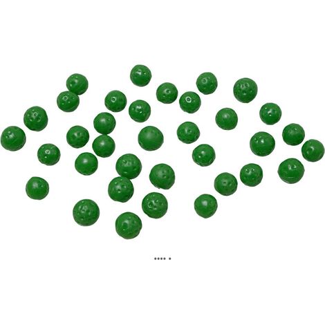 35 Petits Pois Artificiels Réalistes - Fausse Nourriture (1/3)