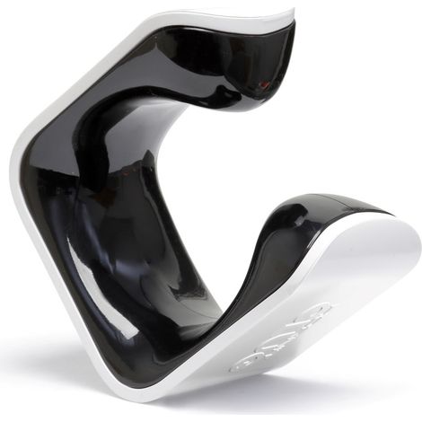 Hybride weiße und schwarze M Hornit Clug Fahrradwandhalterung - kompakter Fahrradhalter (1/5)