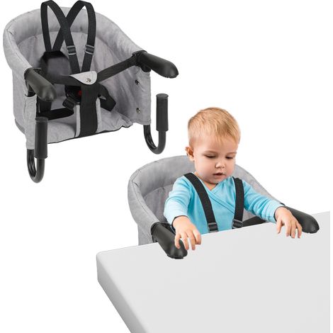 SWANEW Seggiolino da tavolo 6-36 mesi Seggiolino pieghevole Booster adatto al tavolo da pranzo (1/5)