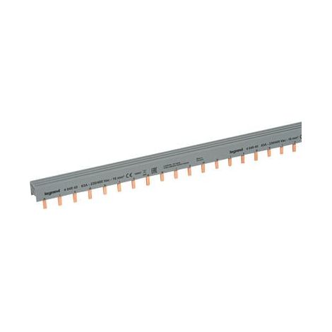 Peigne d'alimentation 4P HX³ traditionnel pour bornes à vis - longueur 56 modules - 404945