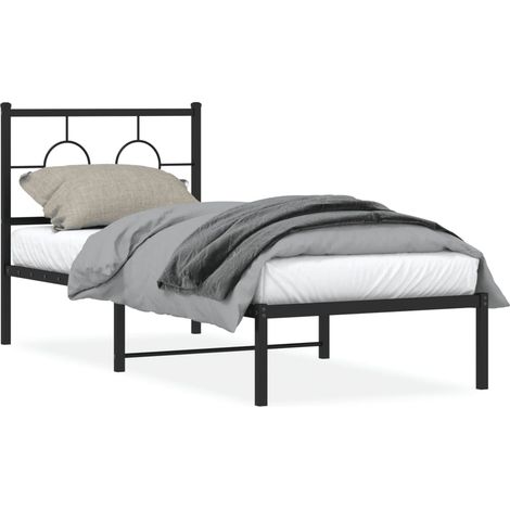 Maison Exclusive - Estructura cama sin colchón con cabecero metal (1/5)