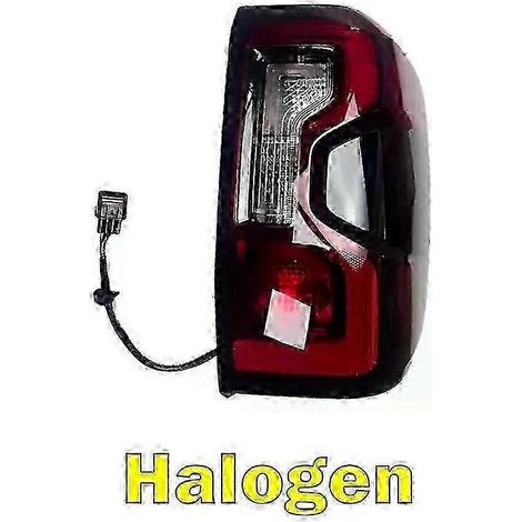LED-Halogen-Rückleuchte für Ford Ranger 2023–2024: Blinker, Bremslicht, Fernlicht, Kontrollleuchte, Rückfahrscheinwerferf1 Halogen rechts