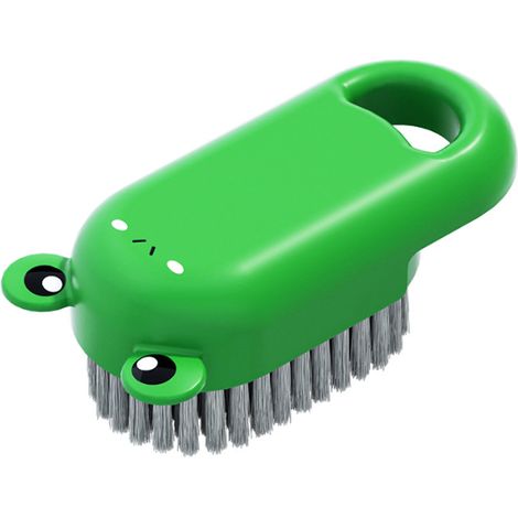 Paquet de 2 brosses de nettoyage de linge domestique à poils souples, brosse à récurer en plastique polyvalente, des vêtements et, des chaussures (1/5)