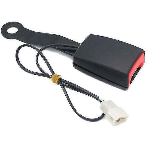 pièce Boucle de ceinture de sécurité avant de voiture, douille à came, connecteur d'avertissement