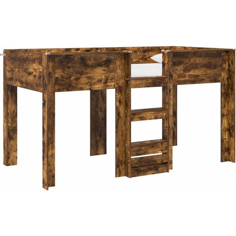 Maison Exclusive - Letto a Castello per Bambini Rovere fumé 90 x 200 cm