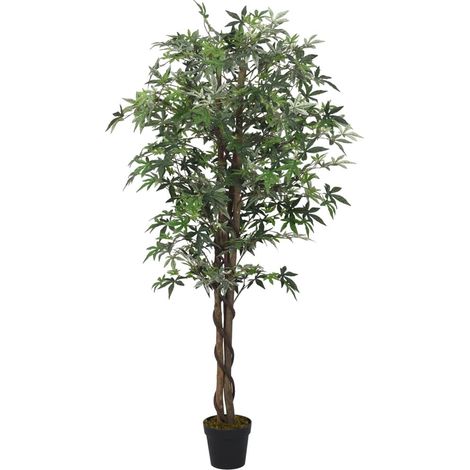 Artificial Maple Tree 756 Leaves 200 cm Green vidaXL