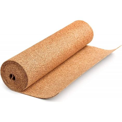 1 Rouleau De Liège Naturel Épaisseur 4mm Largeur 100cm Longueur 5m Pour Isolation (1/5)