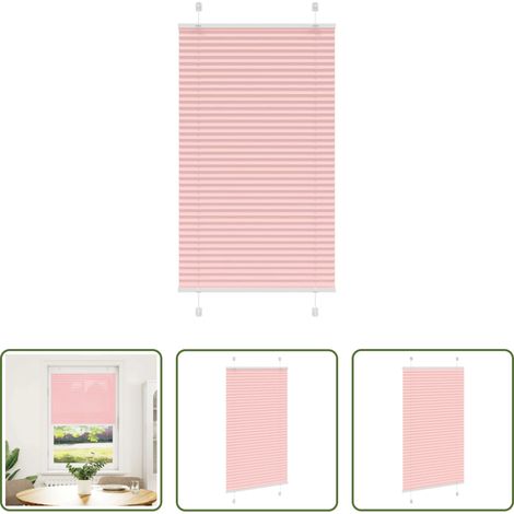 Plissee 75x100 cm - Plissee Rosa 75x100 cm Stoffbreite 74,4 cm Polyester (1/5)