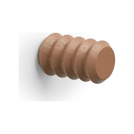 Patère Pulse Couleur - talla D28x45mm. Brun ceramic