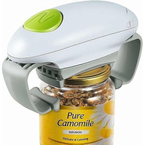 Ouvre-boîte électrique pour personnes âgées souffrant d'arthrite et de faiblesse des mains - Ouvre-boîte à une touche (1/5)