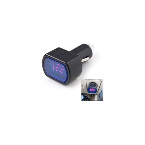 Voltmetre Testeur de Batterie Auto Voiture Camion Caravane 12V 24V Allume-Cigare (1/4)