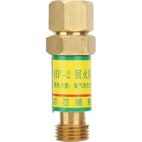 Clapet anti-retour d'oxygène pare-flamme soudage/coupe torche flamme Buster M16  1.5