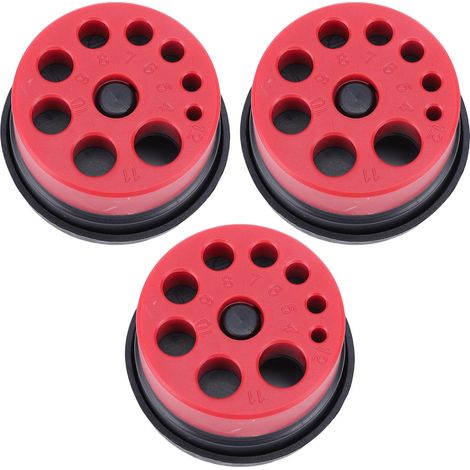 Staubschutzhaube für elektrische Bohrmaschinen, Ascheschale, roter Staubauffangbehälter für Bohrmaschinenstaub zum Heimwerken und für die Holzbearbeitung (1/5)