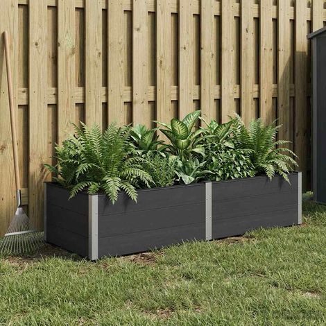 Teenpull – Hochbeet Schwarz 250 x 100 x 54 cm (1/5)