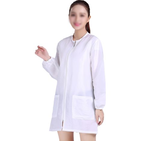 Smock Coiffeur - Blouse Professionnelle Imperméable - Pour Coiffure Manucure Toilettage Chien - Taille S M L (1/5)