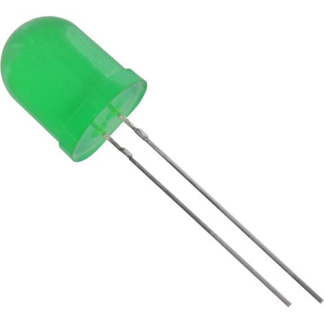 TRU COMPONENTS 1573765 LED bedrahtet  Grün Rund 10 mm 330 mcd 50 ° 20 mA 2.1 V