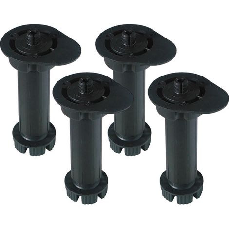 Pied Meuble Rond Télescopique Hauteur Ajustable Robuste - Micel (1/3)
