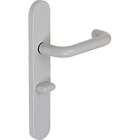 Paire de grandes plaques seules en nylon blanc- ZL 92 clé L - NORMBAU (1/4)