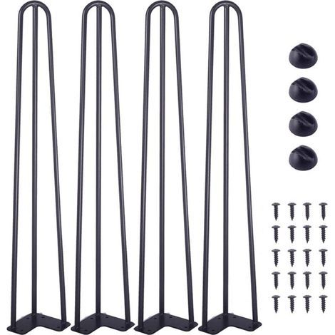 Pieds de Table en Épingle à Cheveux de 22\\