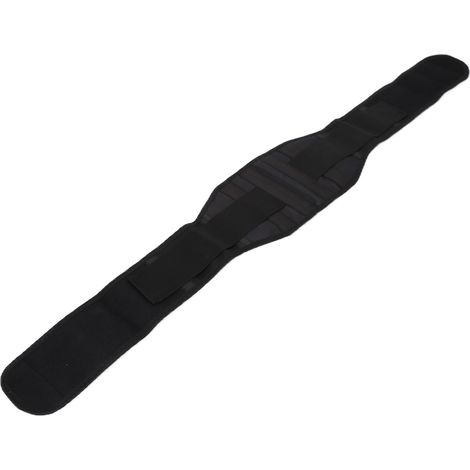 Ceinture lombaire chauffante auto-chauffante avec thérapie magnétique pour hommes et femmes - Noir XL