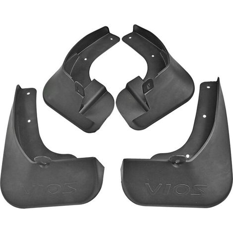 Convient aux garde-boue de la Toyota Vios 2019, garde-boue de pneus de voiture, garde-boue modifiés, garde-boue spéciaux en caoutchouc souple pour Vios 2019, résistants à la boue, à l'eau et à la sale