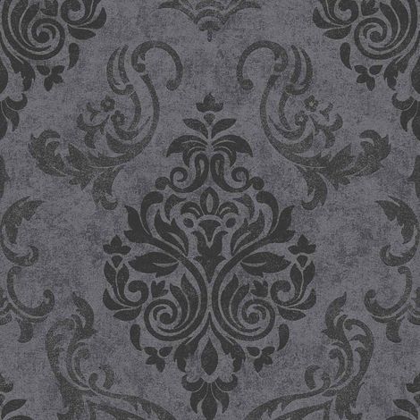 A.S. Creation Memory 2 953723 Vliestapete Barock Tapete 0.53 m x 10.05 m Grau (1/5)