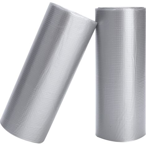 Coffret cadeau Clean House de 9 rouleaux, grand format, sac en acier argenté métallocène, sacs poubelle épais pour la cuisine et la maison, argentés. (1/5)