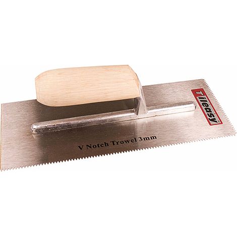 Tileasy 3mm V-Notched Trowel - 3MMNT