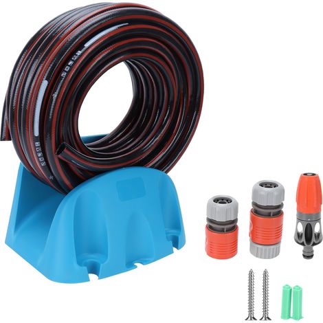 Kit d'arrosage 15M avec support tuyau, système d'irrigation pour jardin, arroseur à jet d'eau. (1/5)