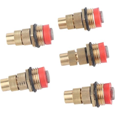Buse arrosage brumisation réglable pour irrigation jardin, tête pulvérisation G1/2", fine brume (1/5)