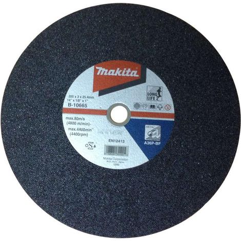 Makita B-10665 14" Metal Chop Saw Disc (1/2)