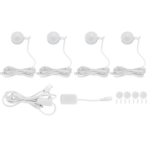 LED ronds ultra minces à intensité variable pour sous