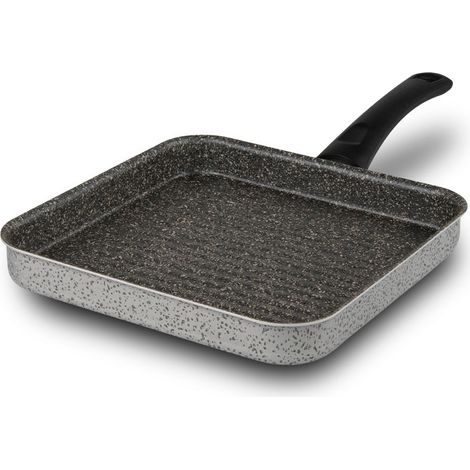 Mamù Bistecchiera Quadra, antiaderente, alluminio, PFOA free, antigraffio, Ø 31 cm, made in italy (1/5)