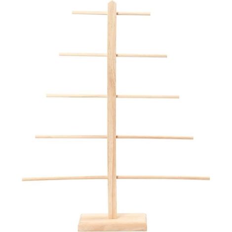 Arbre de Noël - Creativ Company 57926 - Bois massif - 6 pièces - 53 cm de hauteur - 44 cm de largeur (1/3)
