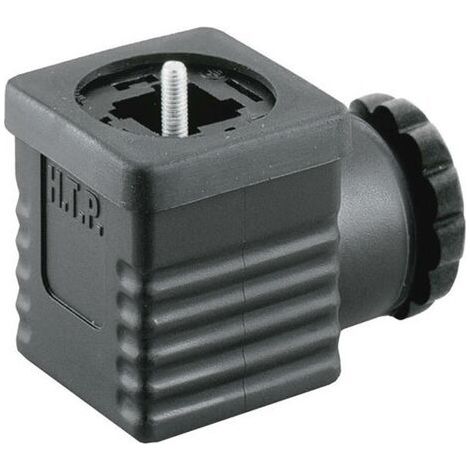 Connecteur d'électrovanne HTP G1NU2000 noir Pôle:2 + PE 1 pc(s) D11488 (1/4)