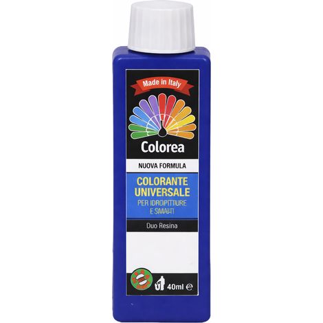 COLORANTE UNIVERSALE 'COLOREA' ml. 20 - N.403 blu- 12 pezzi - COLOREA